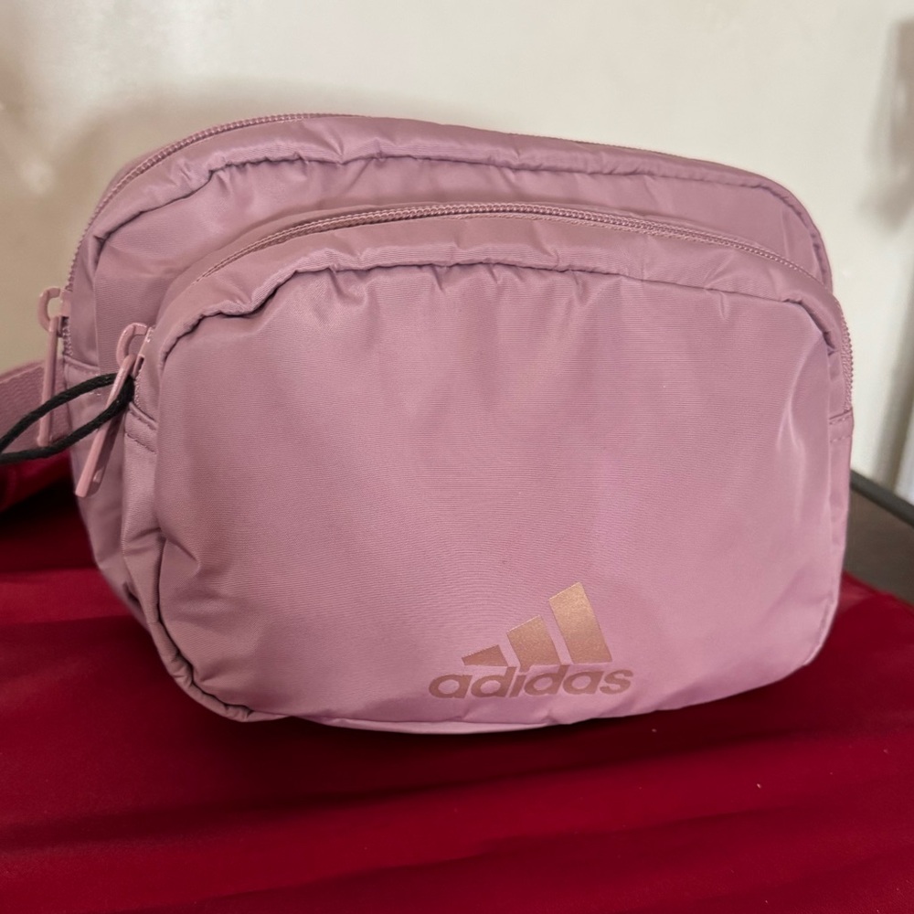 Adidas Fanny Pack, Crossbody Bag, or Sling Bag
Magic Mauve Purple/Rose Gold